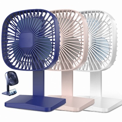 USB Desk Fan with Organizer and Phone Holder