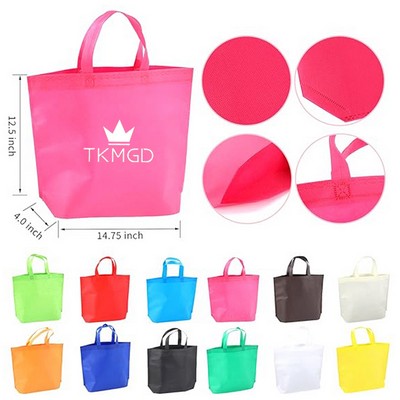 Large Reusable Non-Woven Tote Bag With Expandable Gusset