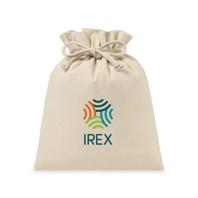 Canvas Drawstring Gift Bag - Large - Natural