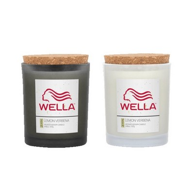 ZEN Niva 6oz Frosted Candle with Cork Lid