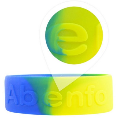 1" Embossed Wristbands