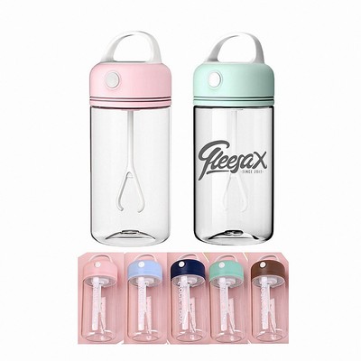12 Oz. Portable Electric PC Coffee Brown Shaker Bottle With Handle