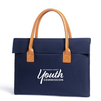 Laptop Sleeve Bag 13 14 15 Inch, Durable Traveling Briefcase Handle Bag