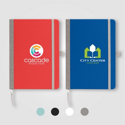 Steinbeck - Recycled Two Tone Hard Cover Notebook - Full-Color Inkjet