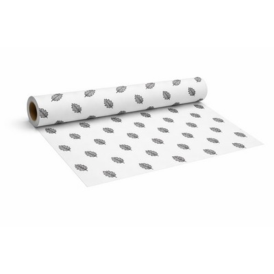 24" x 500' White Butcher Paper Roll - 1 Color Step & Repeat Print