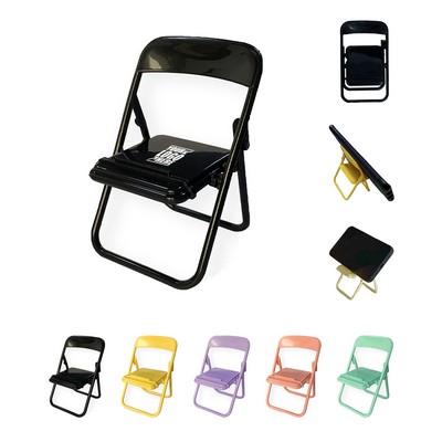 Folding Plastic Chair Mobile Phone Holder