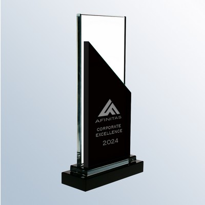 Meridian Black Starfire Glass Award