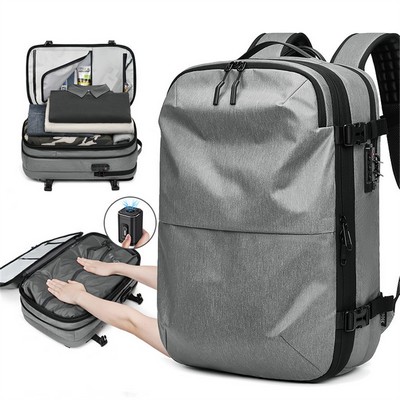 Multi Functional Travel Large Capacity Vacuum Compression Backpack