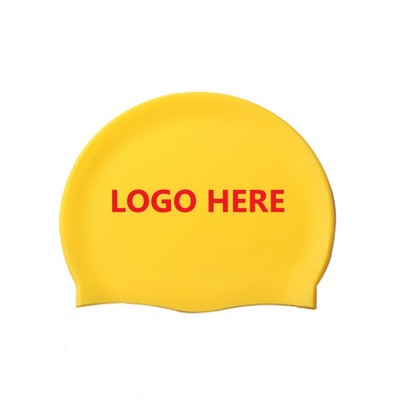 Silicone Adult Kids Waterproof Swimming Cap