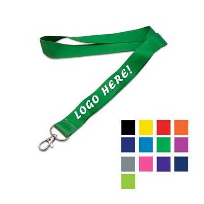 1" Dye Sublimated Lanyard w/ Lobster Claw