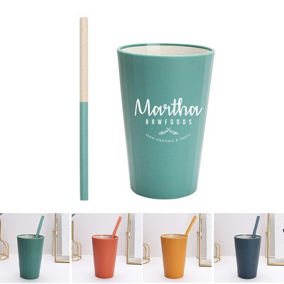 12oz Food-grade BPA-free Wheat Straw Cup