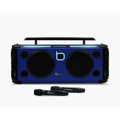 Bumpboxx Flare8 Pro Bluetooth Boombox Blue