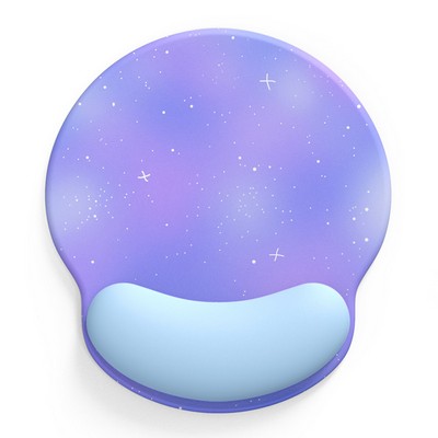 Non Slip Silicone Base Mouse Pad With Memory Foam Infill Wrist Rest