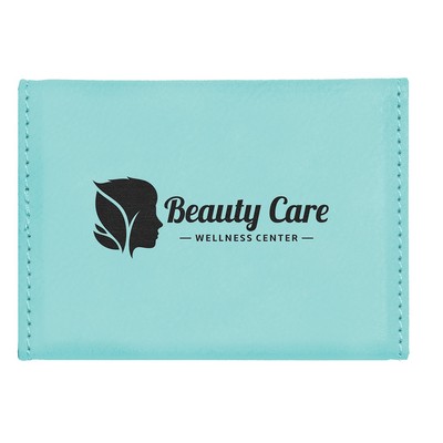 Leatherette Hard Business Card Holder