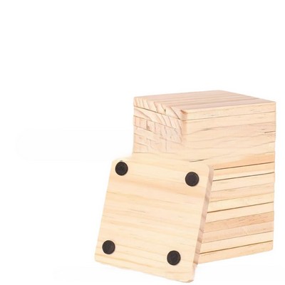 Square Wood Coaster