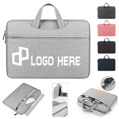 Oxford Laptop Bag W/ Front Open Pocket