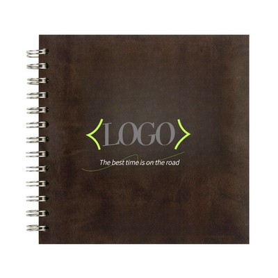 Premium Leather Spiral Journal