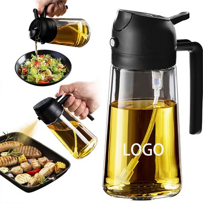 16oz 2" 1 Glass Olive Oil Dispenser Bottle