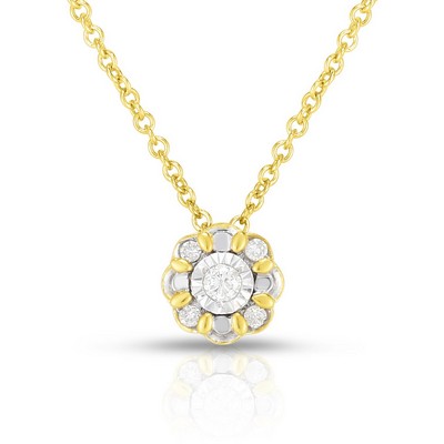 Jilco Inc Diamond Necklace - Yellow Gold