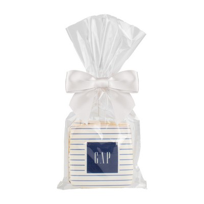 Iced Shortbread Cookie In Bag - 3 Pack - 3" Square