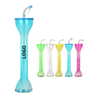 Yard Cup With Straw