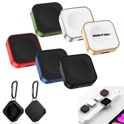 Portable Magnetic Wireless Charger Keychain