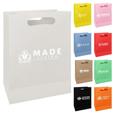 250gsm Vertical White Cardboard Tote Bag