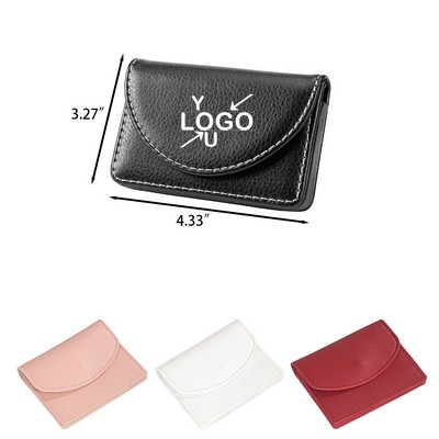 Faux Leather Card Holder