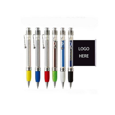 Wave Clip Banner Ballpoint Pen