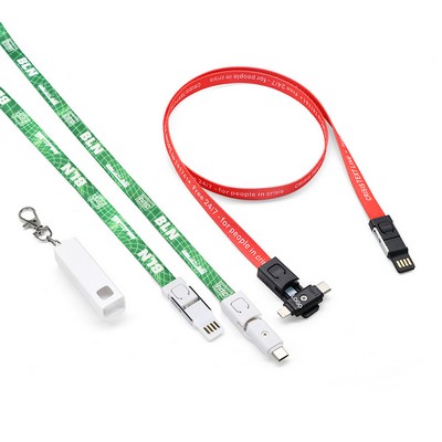 Colorful Heat Transfer Lanyard