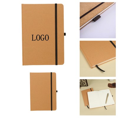 A5 Kraft Cover Hardcover Notebook