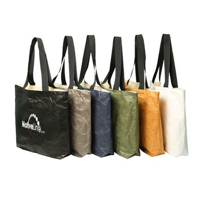 12X16"Dupont Paper Tote Bags with Canvas Inner