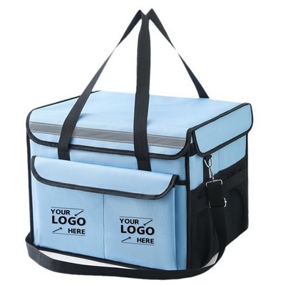 30L Oxford Insulated Outdoor Picnic Cooler Box