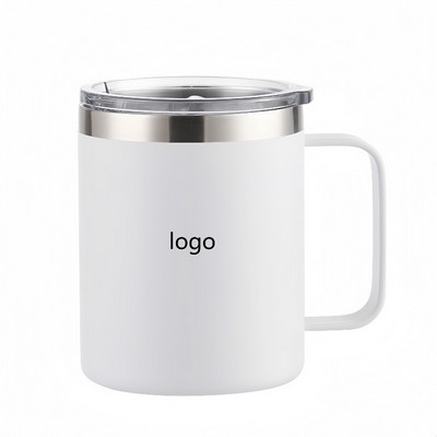 304 Stainless Steel Handle Insulated Mug 12oz 14oz Custom