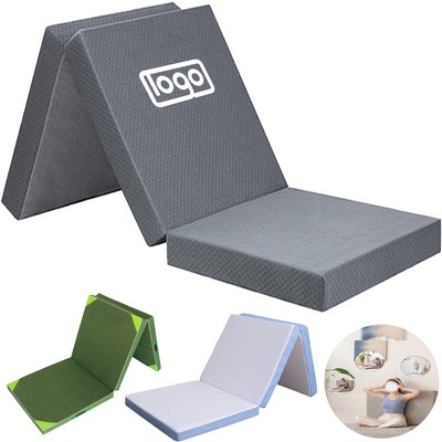 Skin-Friendly Fabric Tri-Fold Mattress Fitness Mat