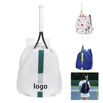 Waterproof Outdoor Racquet Bag With Shoe And Bottle Holder