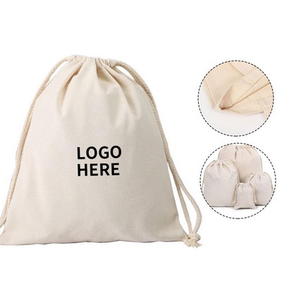 Eco-Friendly Muslin Drawstring Bag