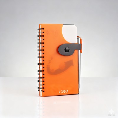 PP Spiral Notebook A6 Side Flip Grid Notepad A5 B5 Lined Notebook Refillable Writing Journal