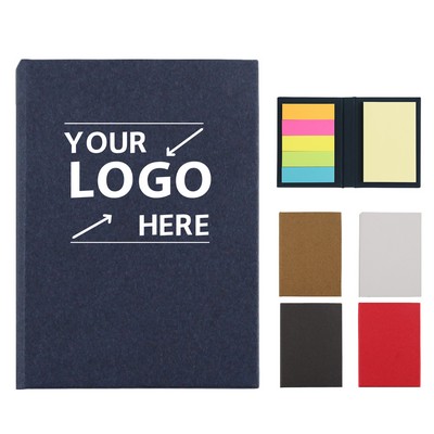 Sticky Note Book with Colorful Memo Tabs 3.4" × 2.4"