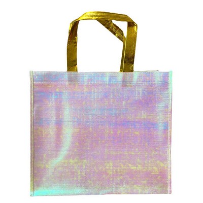 Reusable Laminated Non Woven Gift Tote Bag With Handles