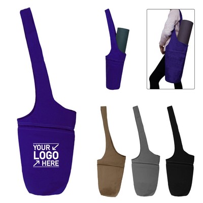 Minimalist Crossbody Yoga Mat Tote