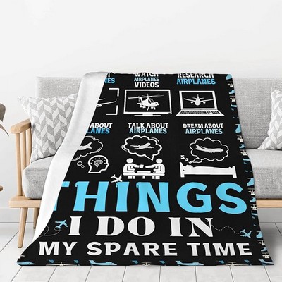 Airplane Throw Blanket