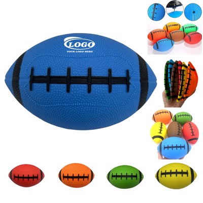 7-Inch PVC Inflatable Mini Football for Grip Training