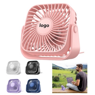 Portable Ultra-Quiet USB Mini Desktop Fan