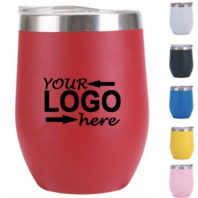 12Oz 304 Stainless Steel Durable Eggshell Cup