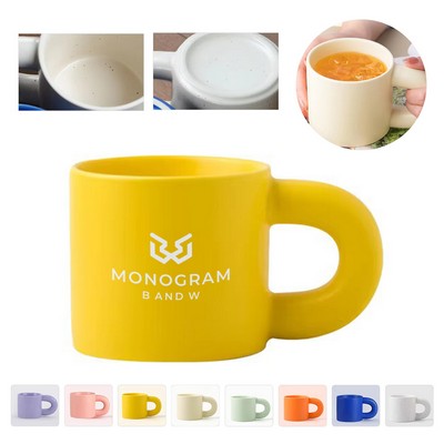 10 oz Cute Chubby Ceramic Coffee/Tea Cup for Office Home