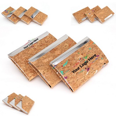 Eco Friendly Wood Grain Card Case