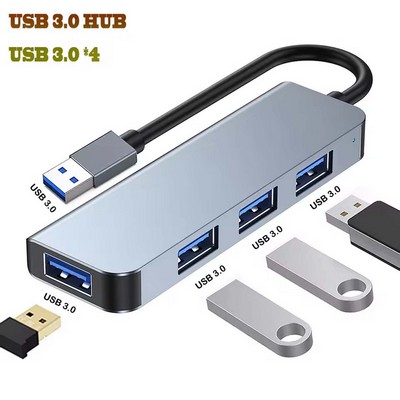 USB 3.0 Adapter 4 Ports Converter