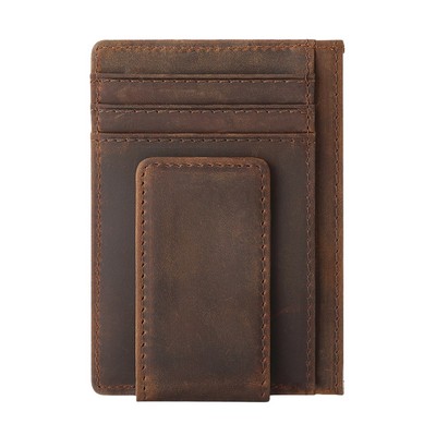 Clip Leather Wallet