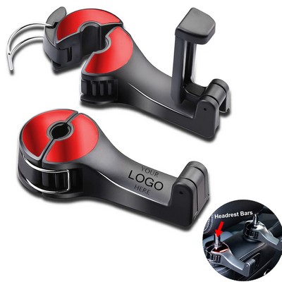Rotatable car seat hook